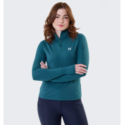 Polo d’équitation hiver femme 1/4 zip Horseware