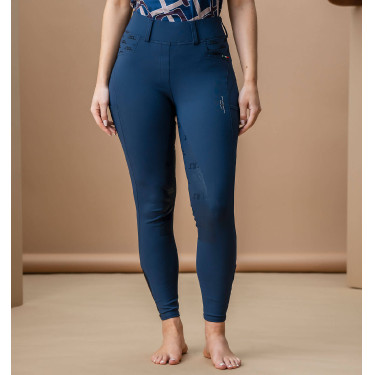 Pantalon Hybrid Horseware grip genoux brossé AA Fina femme Marine Bleu marine Pantalon Hybrid Horseware grip genoux brossé AA Fina femme Marine Bleu marine