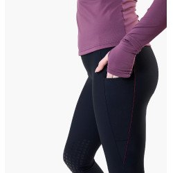 Legging d’équitation hiver femme Horseware, grip genoux