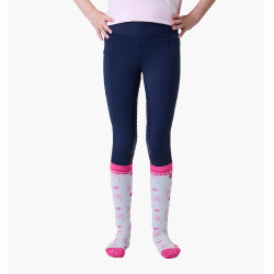 Legging d’équitation enfant Horseware Marine Bleu marine