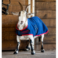 Couverture polaire Horseware pour chèvre Marine / rouge Bleu