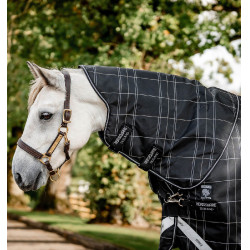 Couverture Horseware Rhino Turnout Poney Bundle avec liner 0g et 200g Carreaux noir / noir & blanc Motifs Couverture Horseware Rhino Turnout Poney Bundle avec liner 0g et 200g Carreaux noir / noir & blanc Motifs