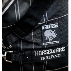 Couverture Horseware Rhino Turnout Poney Bundle avec liner 0g et 200g Carreaux noir / noir & blanc Motifs Couverture Horseware Rhino Turnout Poney Bundle avec liner 0g et 200g Carreaux noir / noir & blanc Motifs