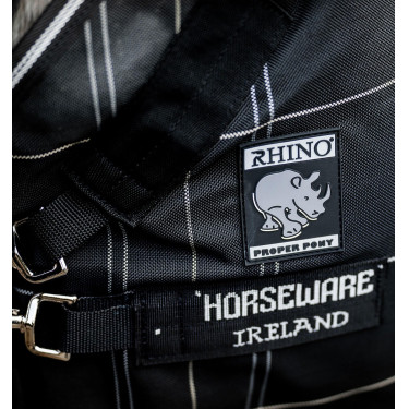 Couverture Horseware Rhino Turnout Poney Bundle avec liner 0g et 200g Carreaux noir / noir & blanc Motifs Couverture Horseware Rhino Turnout Poney Bundle avec liner 0g et 200g Carreaux noir / noir & blanc Motifs