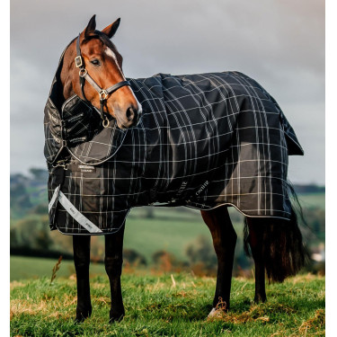 Couverture Horseware Rhino Turnout Bundle liner 0g et 200g Carreaux noir / noir & blanc Motifs Couverture Horseware Rhino Turnout Bundle liner 0g et 200g Carreaux noir / noir & blanc Motifs