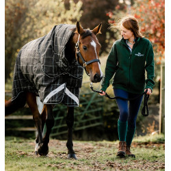 Couverture Horseware Rhino Turnout Bundle liner 0g et 200g Carreaux noir / noir & blanc Motifs Couverture Horseware Rhino Turnout Bundle liner 0g et 200g Carreaux noir / noir & blanc Motifs