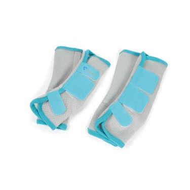 Guêtres anti mouches Fly turnout Shires Bleu sarcelle Guêtres anti mouches Fly turnout Shires Bleu sarcelle