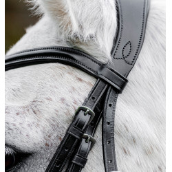 Bridon poney d’équitation Horseware Flash en cuir