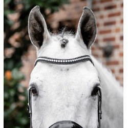 Bridon Horseware Diamante Flash Noir / argent