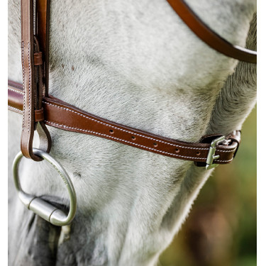 Bridon d’équitation Hunter en cuir avec rênes | Horseware