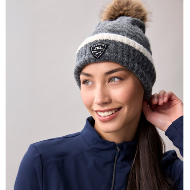 Bonnet équestre à pompon Horseware AA Monogram