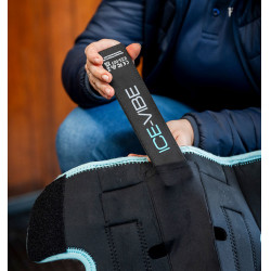 Protège-genoux Horseware Ice-Vibe Noir / aqua Bleu