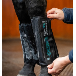 Guêtres Horseware Ice-Vibe Noir / aqua Bleu Guêtres Horseware Ice-Vibe Noir / aqua Bleu
