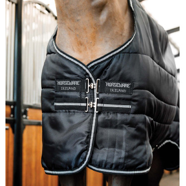Couverture d'écurie Easy-Layer Horseware 100g Noir / noir / argent
