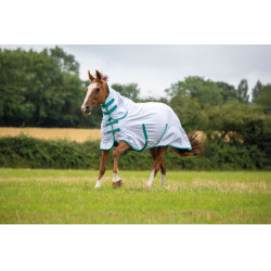 Couverture combo anti-mouches Tempest Original Shires Blanc