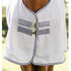 Chemise anti-mouches Horseware Amigo Bug Rug Argent / gris titanium / argent Chemise anti-mouches Horseware Amigo Bug Rug Argent / gris titanium / argent