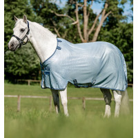 Chemise anti-mouches Horseware Amigo Bug Rug Pony Argent / citron / marine / rose / bleu