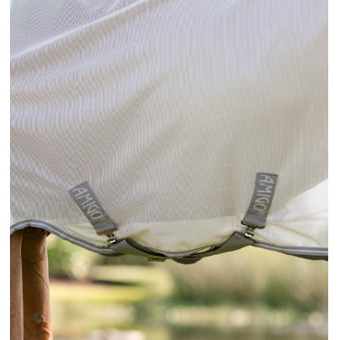 Chemise anti-mouches Horseware Amigo Bug Rug Pony Argent / gris titanium / argent