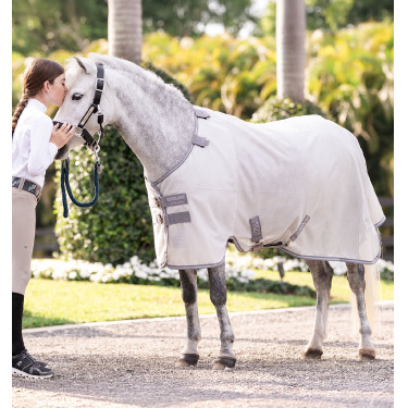 Chemise anti-mouches Horseware Amigo Bug Rug Pony Argent / gris titanium / argent