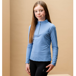 Polo Horseware Kids AA Sofia Sunshirt Bleu sicilien