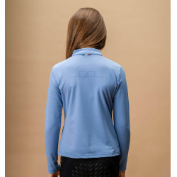 Polo Horseware Kids AA Sofia Sunshirt Bleu sicilien