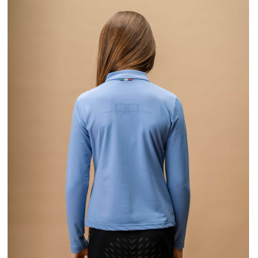 Polo Horseware Kids AA Sofia Sunshirt Bleu sicilien