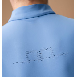 Polo Horseware AA Tech Quarter Gia Bleu sicilien