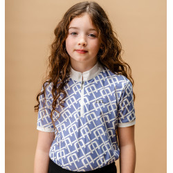 Polo Horseware AA Kids Zanara Bleu sicilien Polo Horseware AA Kids Zanara Bleu sicilien