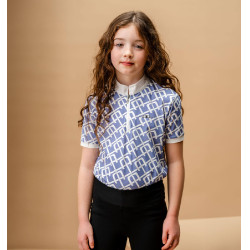 Polo Horseware AA Kids Zanara Bleu sicilien Polo Horseware AA Kids Zanara Bleu sicilien