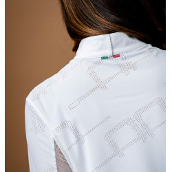 Polo de concours Horseware AA Elena manches longues Blanc Polo de concours Horseware AA Elena manches longues Blanc