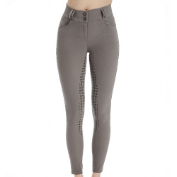 Pantalon Horseware Newmarket taille mi haute full seat Orage Bleu