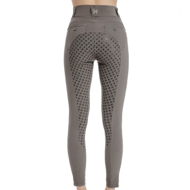 Pantalon Horseware Newmarket taille mi haute full seat Orage Bleu