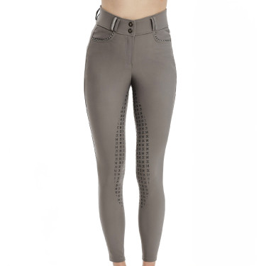 Pantalon Horseware Newmarket taille haute full seat Orage Bleu