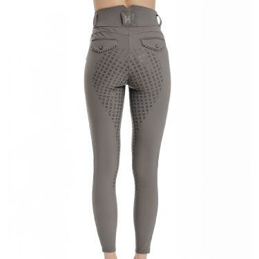 Pantalon Horseware Newmarket taille haute full seat Orage Bleu