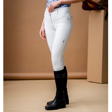 Pantalon Horseware AA Aria taille mi haute full seat Blanc Pantalon Horseware AA Aria taille mi haute full seat Blanc