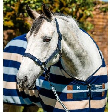 Licol et longe Horseware Newmarket Marine witney Bleu marine