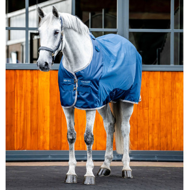 Couverture Horseware Ionic Therapy Mesh Cooler Bleu imperial / argent / marine
