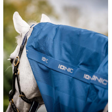 Couverture Horseware Ionic Therapy Mesh Cooler Bleu imperial / argent / marine