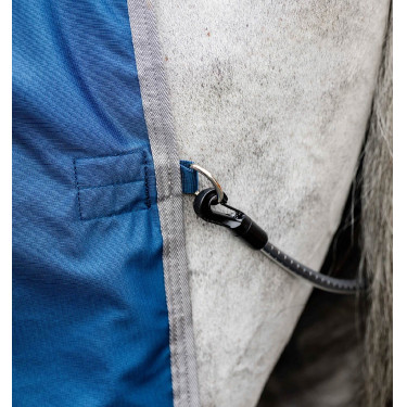 Couverture Horseware Ionic Therapy Mesh Cooler Bleu imperial / argent / marine