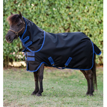 Couverture Horseware Amigo Ripstop 900D Plus Petite Turnout 0g Noir / bleu classique Couverture Horseware Amigo Ripstop 900D Plus Petite Turnout 0g Noir / bleu classique