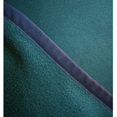 Couverture Horseware Amigo Jersey Poney Cooler Vert dynastie / marine / argent