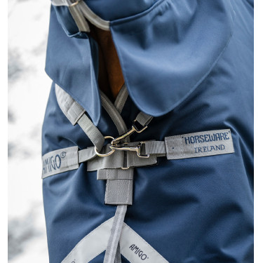 Couverture d'extérieur cheval 1200D avec couvre-cou