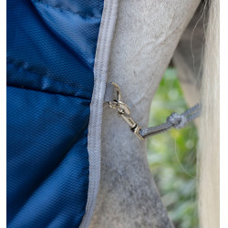 Couverture d'écurie Horseware Amigo Ripstop Insulator 50g Marine / gris titanium Bleu marine