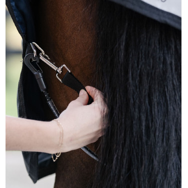 Courroies de cuisse élastiques pour couvertures cheval