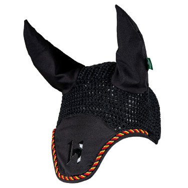 Bonnet anti-mouches Horseware Newmarket OrBlanc Noir