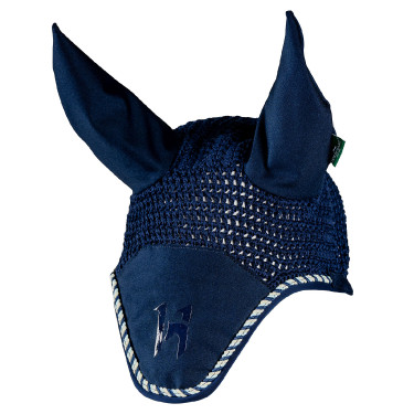 Bonnet anti-mouches Horseware Newmarket Marine witney Bleu marine