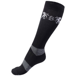 Chaussettes d'équitation Geo Warm B Vertigo Noir