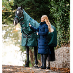 Couverture Amigo Ripstop Horseware 900D Plus Turnout 0g Vert dynastie / marine / argent Couverture Amigo Ripstop Horseware 900D Plus Turnout 0g Vert dynastie / marine / argent