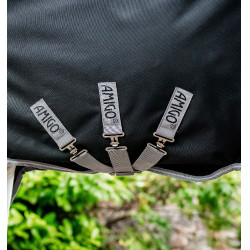 Couverture Horseware Amgio 1200D Plus Turnout Bundle 50g 100g et 200g Noir / gris titane / argent Couverture Horseware Amgio 1200D Plus Turnout Bundle 50g 100g et 200g Noir / gris titane / argent
