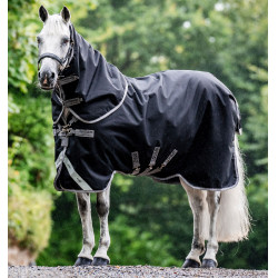 Couverture Horseware Amgio 1200D Plus Turnout Bundle 50g 100g et 200g Noir / gris titane / argent Couverture Horseware Amgio 1200D Plus Turnout Bundle 50g 100g et 200g Noir / gris titane / argent